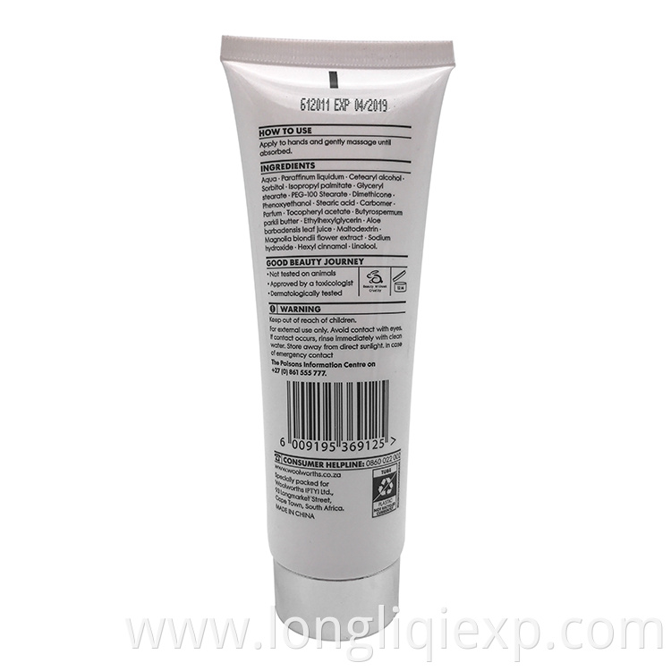 Quality magnolia 100ml private label hand cream whitening